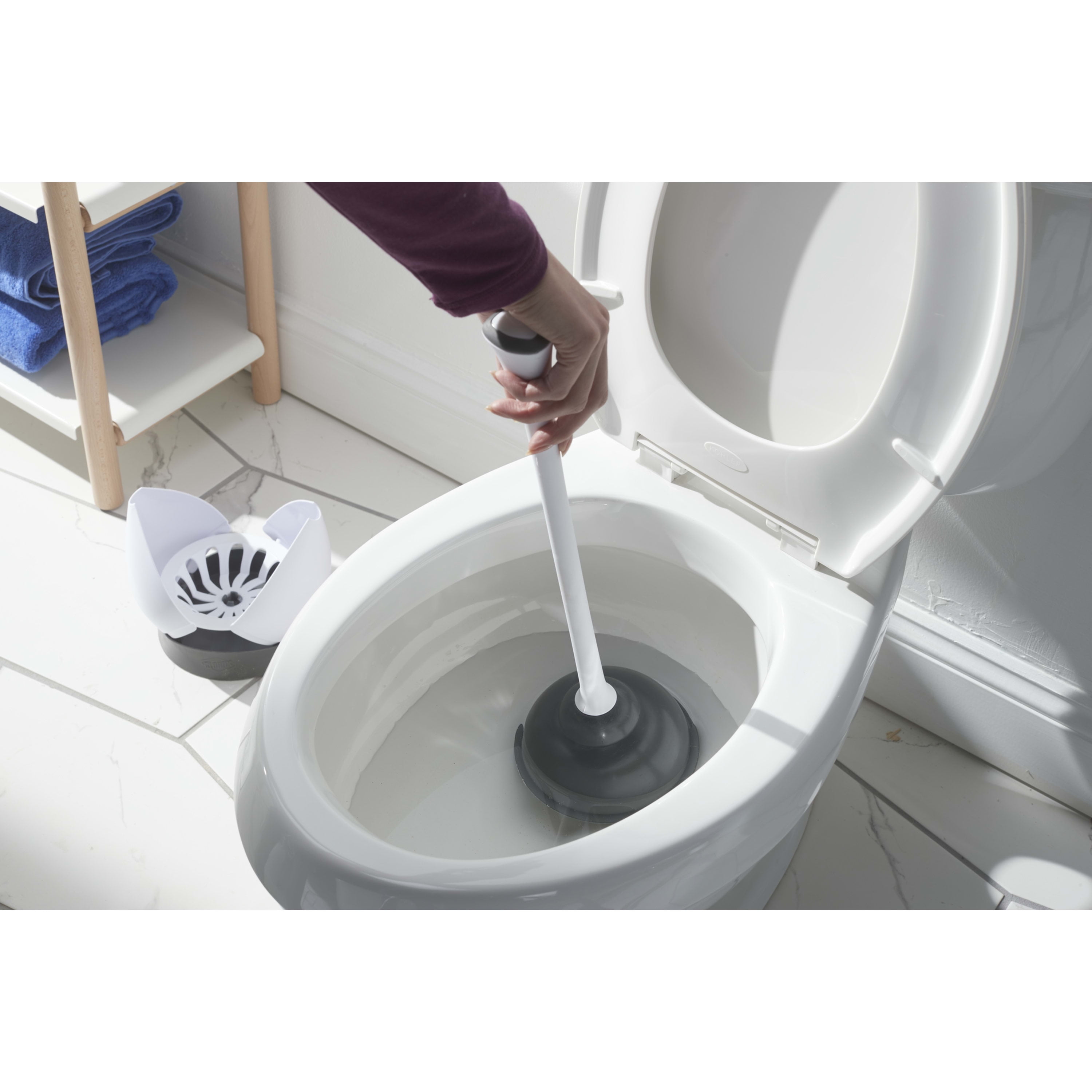 Clorox Toilet Plunger with Hideaway Storage Caddy – Encompass RL