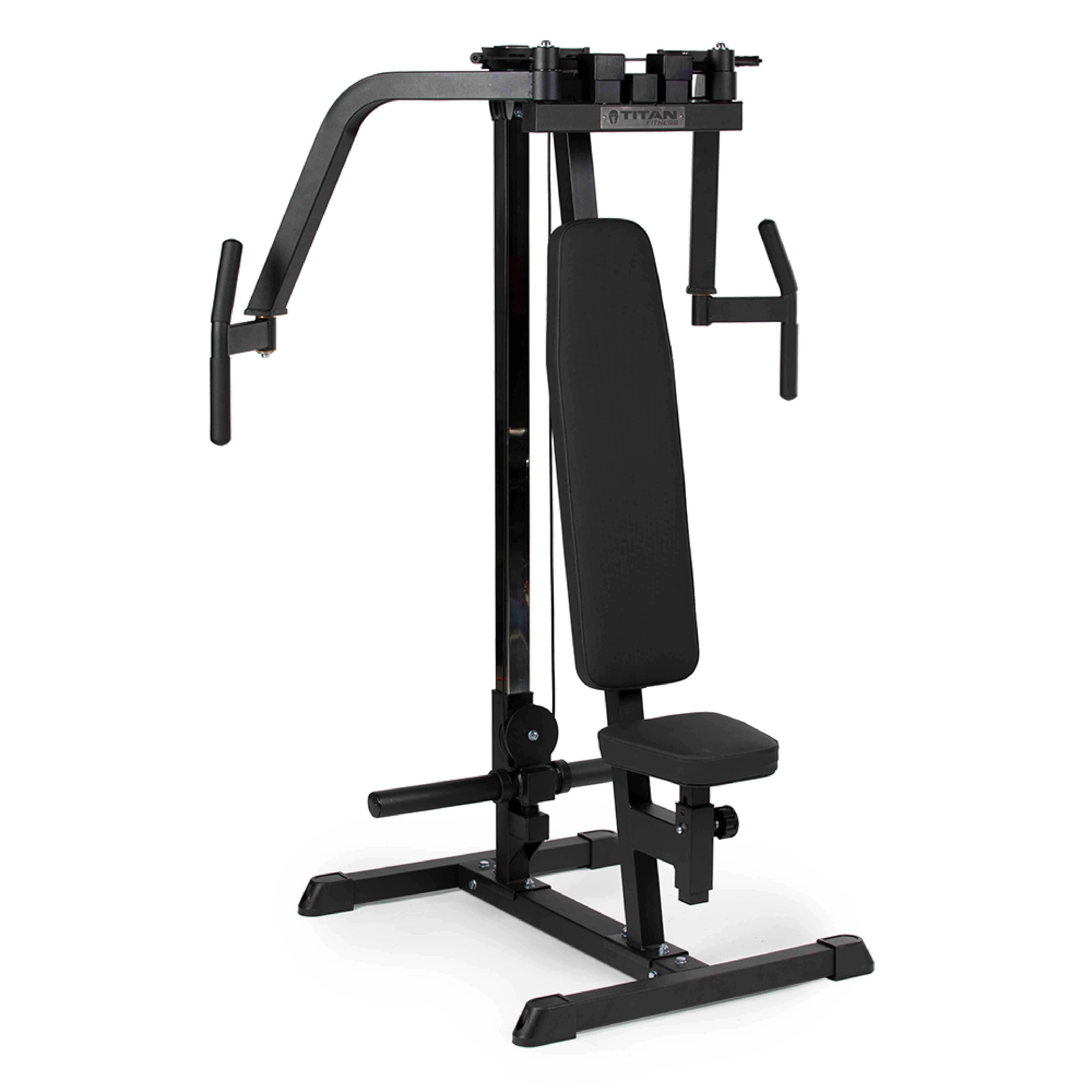 Titan Fitness PlateLoaded Pec Fly and Reverse Delt Machine, Rated 300