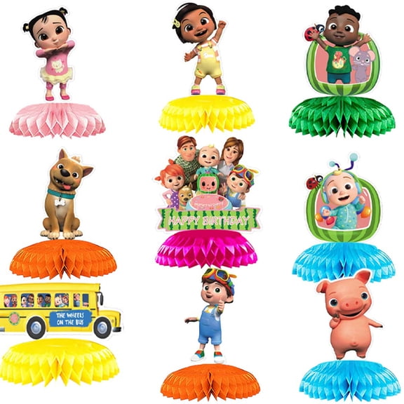 CocoBaby Honeycomb Centerpieces Table Toppers Decorations for Birthday Party Decor Supplies