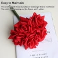 thumbnail image 3 of Rosas artificiales Inteprter ramo de boda flores decoración Rosa claro, 3 of 6
