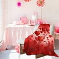 thumbnail image 7 of Valentine's Day Red Heart Shape Balloon Throw Blanket Soft Cozy Luxury Flannel Blanket Romantic And Warm Easy To Wash Ideal For Sofa Beds 39.37x27.55in, 7 of 7