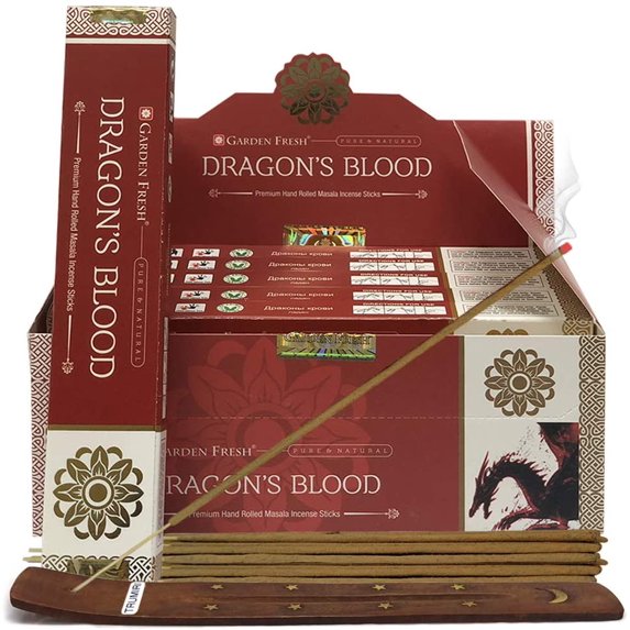 Dragon'S Blood Incense Sticks And Incense Stick Holder Bundle Insence