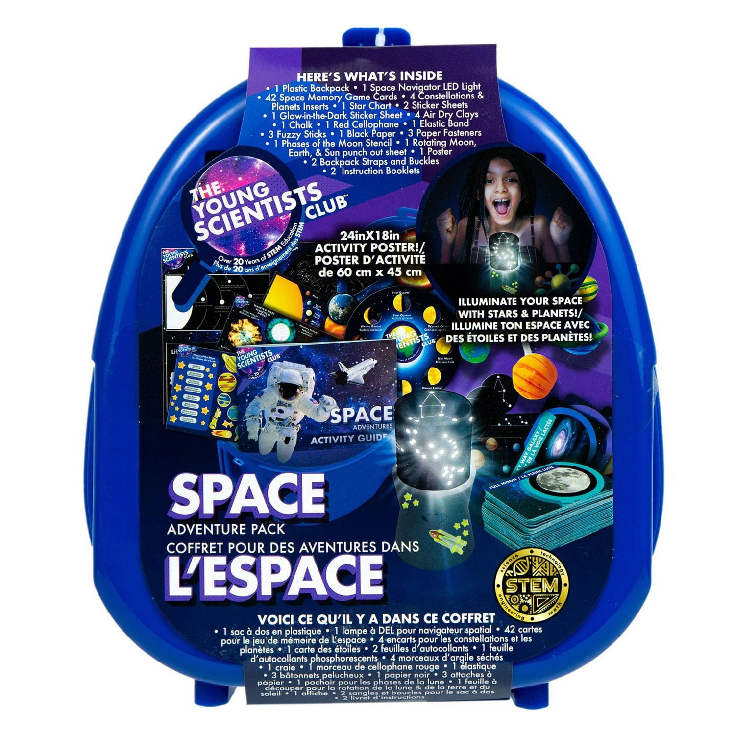 The Young Scientists Club Coffret Pour Des Aventures Dans L'Espace, Kit STIM Âge : 5 ans et plus