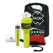 ACR ResQFlare Electronic Boat Flare Survival Kit | USCG Approved Distress Flag | C-Strobe H2O Rescue Light | Signal Mirror & USCG Whistle | Dry Bag Included