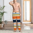 thumbnail image 6 of Lsque Colorful Pastel Stripes Print Men's Pajama Pants, Lounge Pant - Comfortable Home Wear,Elastic Waistband, Stylish Design-XX-Large, 6 of 9