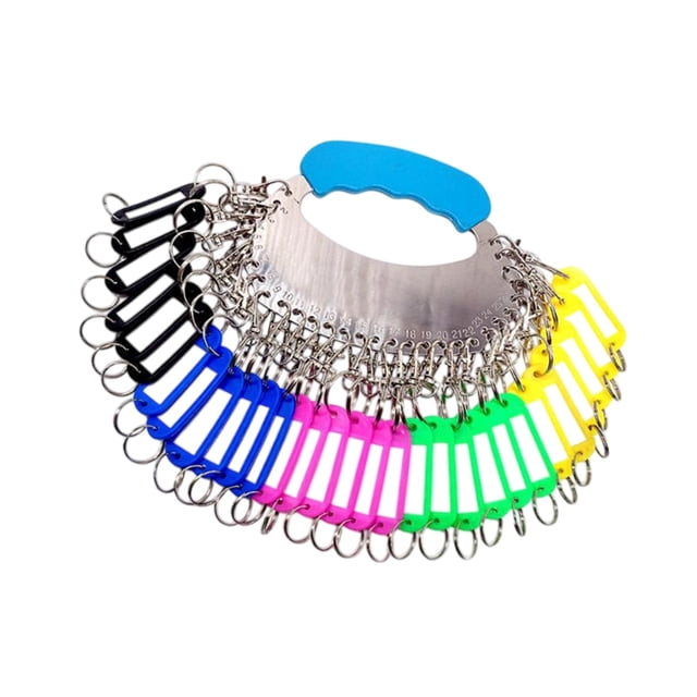 Titular de la gestión de claves Organizador de teclas Liferador Tagable Organizador de llave Keychain para la escuela Warehouse Hotel Apartamentos