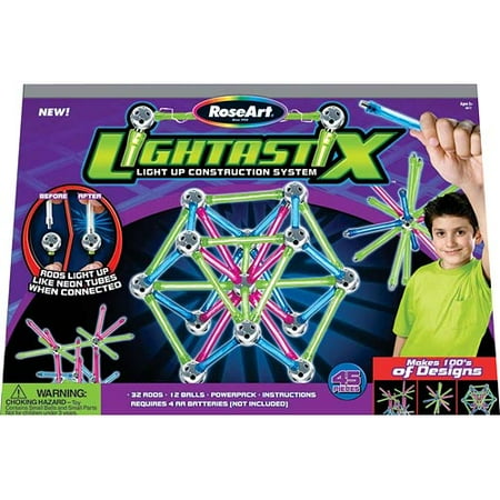 Magnetix Lightastix Building Set - 45-Pieces