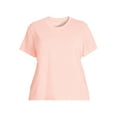 thumbnail image 3 of Avia Women’s and Women's Plus Perforated Performance T-Shirt with Short Sleeves, Sizes XS-4X, 3 of 6