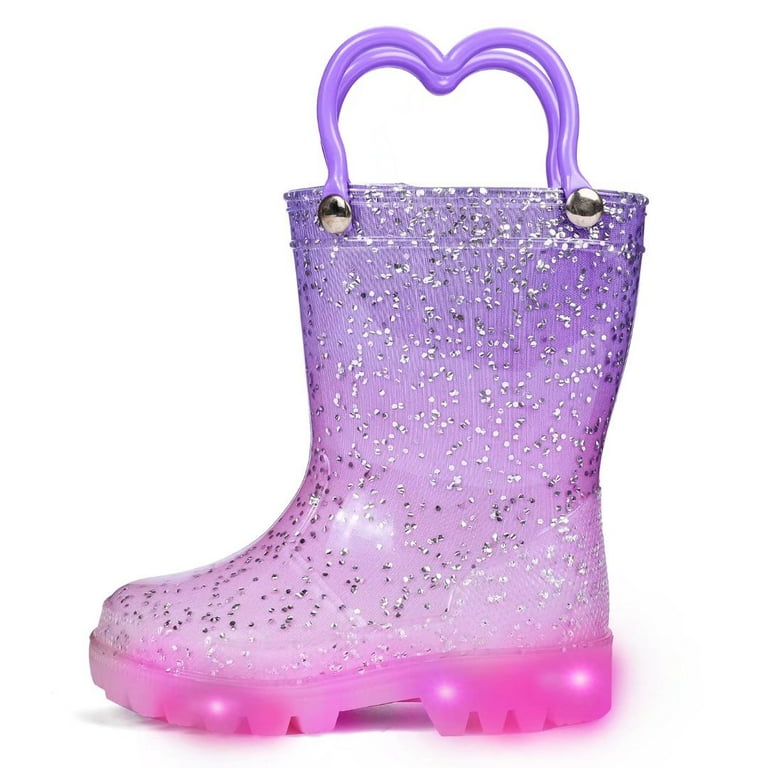 Light up 2025 rubber boots