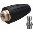 thumbnail image 3 of Rotating Turbo Nozzle with 5 Tips, 1/4" Quick Connect, 3600 PSI, 2.5 Orifice for Pressure Washer, 3 of 5