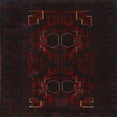 thumbnail image 1 of Ahgly Company Machine Washable Indoor Square Traditional Midnight Gray Area Rugs, 7' Square, 1 of 7
