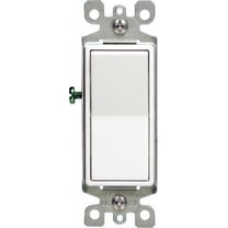 Leviton 05601-2WS Decora 15 Amps Single Pole Rocker Ac Quiet Switch White