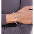 thumbnail image 4 of Sterling Silver Polished Cz Adjustable Bracelet (Width 3.1) - Jbsp, 4 of 5