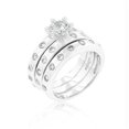 thumbnail image 1 of Bezel Set Engagement Ring Set, <b>Size :</b> 05, 1 of 1