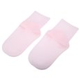 thumbnail image 1 of 1 Par Hidratante Gel Calcetines Agrietados Pie Cuidado Protector, Silicona Calcetines, Rosa, L Tamaño, 1 of 1