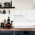 thumbnail image 4 of OFFIGAM 1 Set Kitchen Pegboard White Plastic Wall Mounting for Bedroom Use, 4 of 8