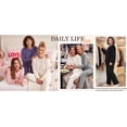 thumbnail image 4 of UVN Fluffy Pajamas Set for Women Winter Fleece Long Sleeve Tops and Pants 2 Piece Outfits Soft Plush Pjs, 4 of 9