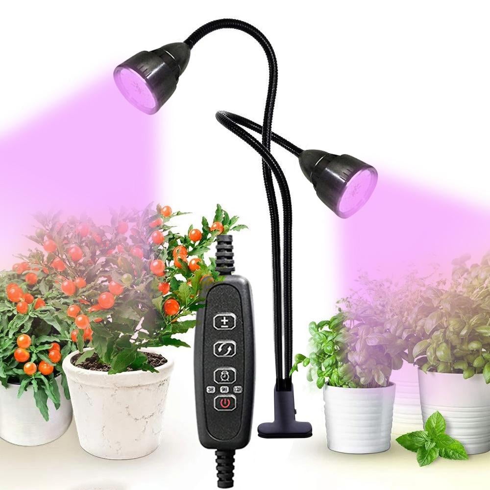 2/4 Heads LED Grow Light Plant Growing Lamp Lights for Indoor Plants Hydroponics 