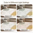 thumbnail image 4 of ODIKA 6'x9' Muted Earth Tones Abstract Design Washable Area Rug Modern Minimalist Cocktail Theme for Family Room, Living Mater Bedroom, Non-Slip, Easy Care, 4 of 4