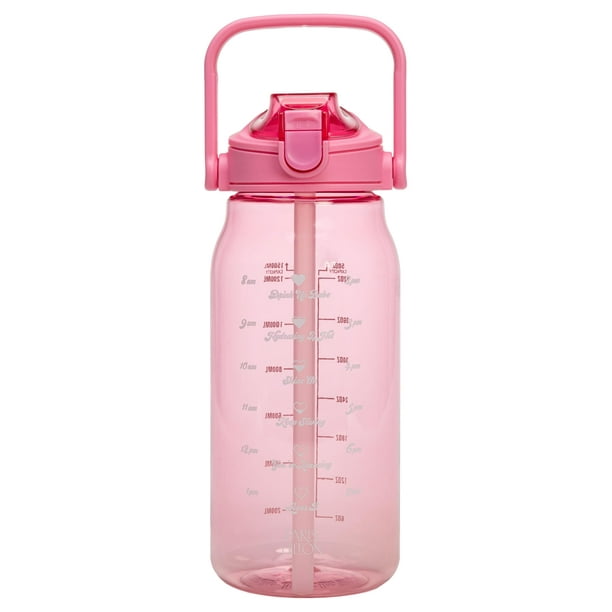 Botella de agua Paris Hilton Motivational 1.5 L con color rosa pajizo