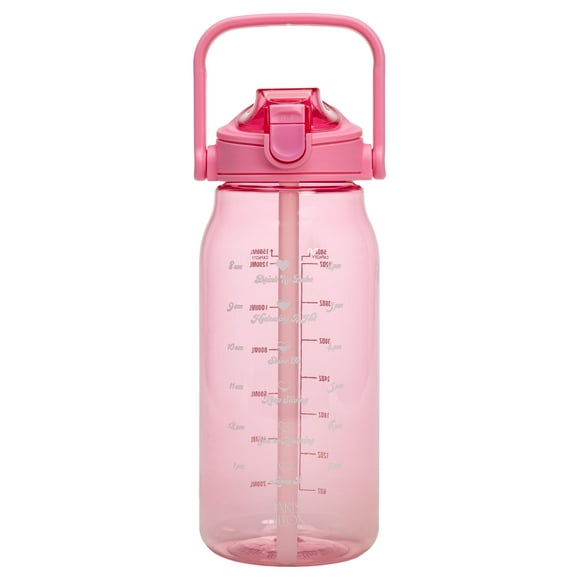 Botella de agua Paris Hilton Motivational 1.5 L con color rosa pajizo