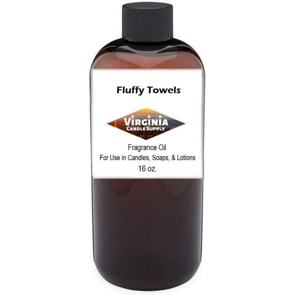 Fluffy Towels Fragrance Oil 16 oz Bottle for Candle Making, Soap Making, Tart Making, Room Sprays, Lotions, Car Fresheners, Slime, Bath Bombs, Warmers
