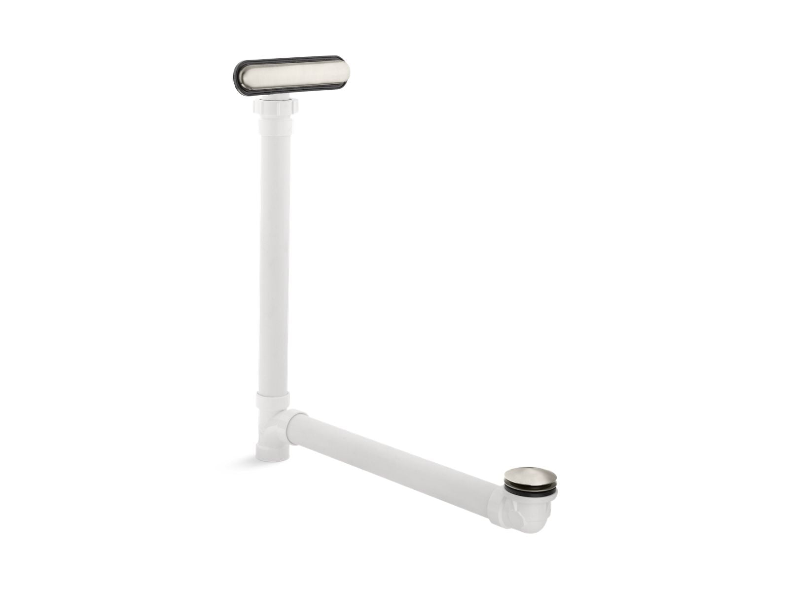 Kohler Clearflo Slotted Overflow Bath Drain, Vibrant Brushed Nickel