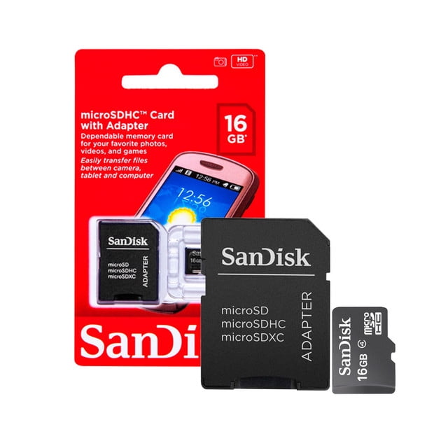 MEMORIA MICRO SDHC SanDisk 16GB (SDSDQM-016G-B35A)