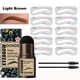 thumbnail image 1 of Kit de Estampado de Cejas SMSUX: Forma Natural y Rápida en Color Marrón Claro, Incluye 10 Plantillas y Cepillos para un Maquillaje Perfecto y Duradero., 1 of 6
