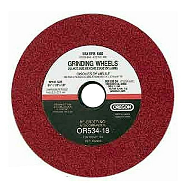 Oregon OR53418A Grinding Wheel 1 8" Inch for Chainsaw Sharpening Wheel