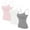 Pink+White+Gray, variant on 3 PC Tank Top for Women, Solid Color Strenchy Skinny with Built in Pads Spaghetti Straps Camisole Base Layer Undershirt, Daily Breathable Comfortable Soft Thermal Vest