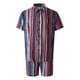 thumbnail image 4 of Sunloudy - Conjunto de camisa de manga corta con botones y pantalones cortos de playa para hombre Sunloudy moda, 4 of 9