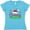 Aqua, variant on Inktastic Granny Claus with Christmas Santa Hat and Snowflakes Women's V-Neck T-Shirt