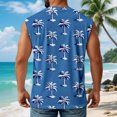 thumbnail image 3 of Yopmin Tropical Tank Tops for Men Palm Tree Beach Sleeveless Tank Tops Hawaiian Tee Shirt for Streetwear Vacation, 3 of 7