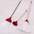 thumbnail image 1 of juego de minijuego de limpieza para casa de muñecas, fregona, escoba y desatascador de inodoro, accesorios de baño realistas para decoración de casa de muñecas., 1 of 7
