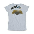 thumbnail image 1 of DC Comics Womens Justice League Movie Batman Logo Textured Cotton T-Shirt, 1 of 5