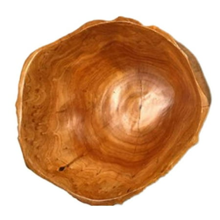 

TINYSOME Wooden Bowl Fruit Plate Handmade Wood Salad Serving Tray Sushi Snack Bowls Decor