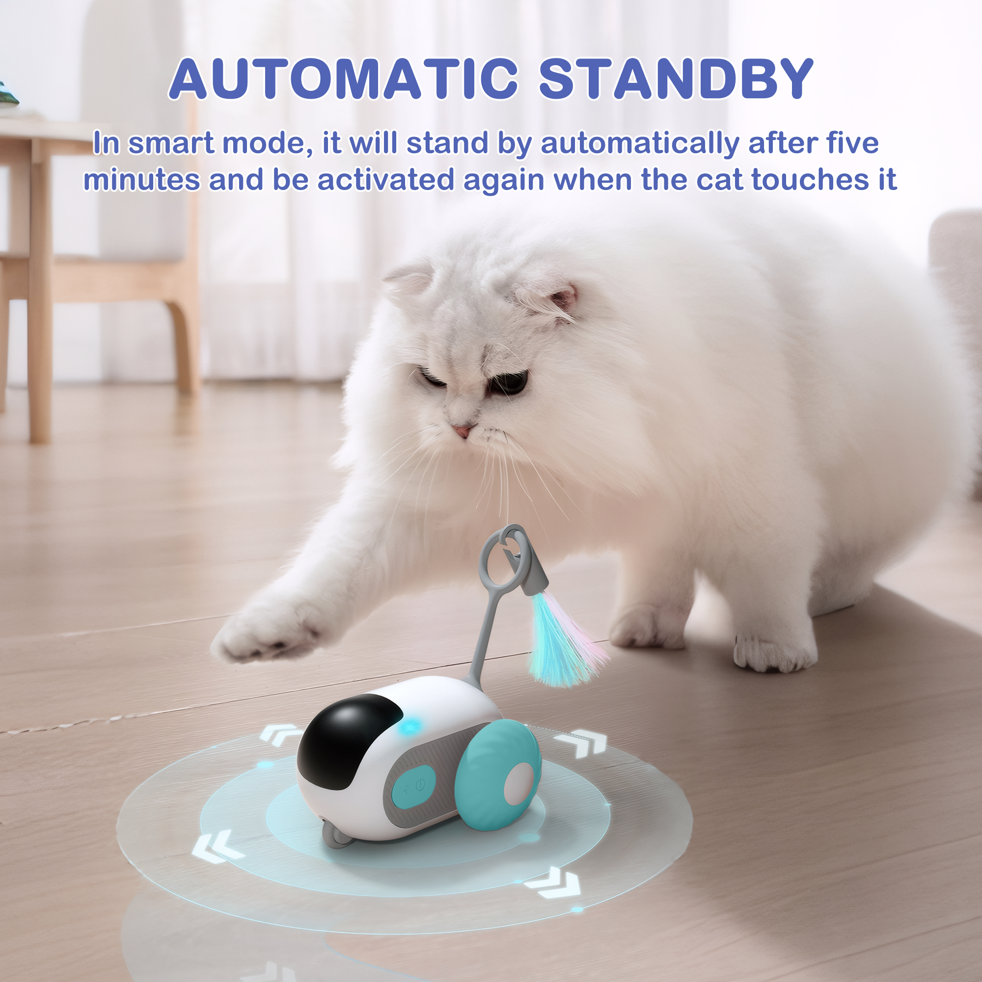Risehigh Interactive Cat Toy with Remote Control photo 6
