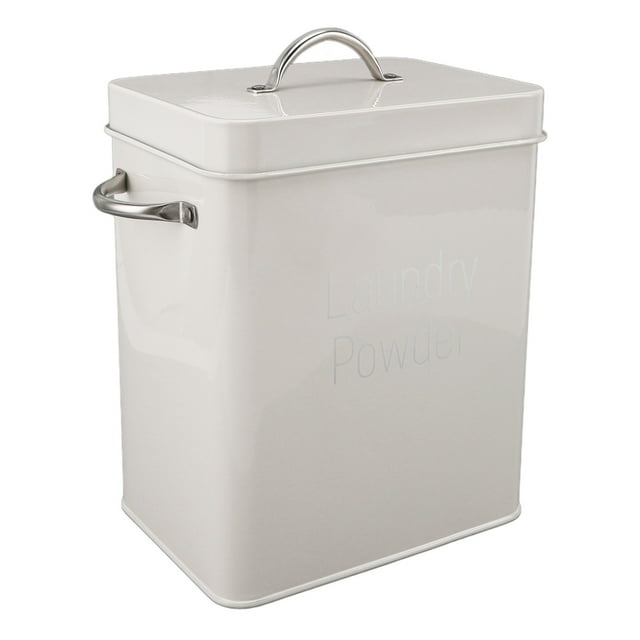 Contenedor De Almacenamiento De Detergente Para Ropa De Metal, Recipiente Para Habitación, Doble