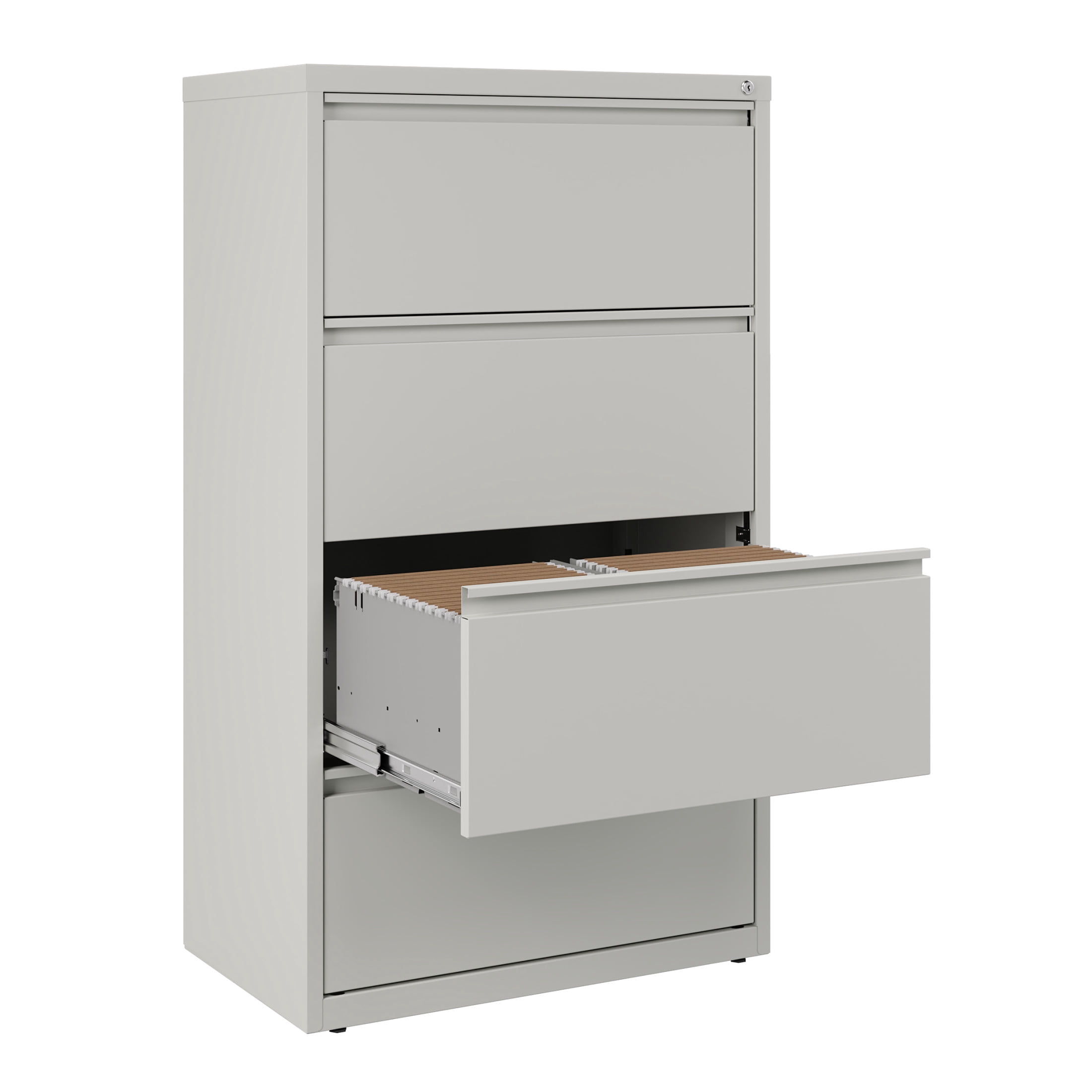 HL10000 Series 30-inch Wide 4-Drawer Lateral File Cabinet, Light Gray