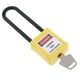 thumbnail image 4 of Grillete de reforzado aislado Cuerpo de y acero inoxidable de seguridad Bloqueo Etiquetado s Cerradura, con llave Yellow_2, 4 of 9
