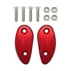 thumbnail image 5 of Placas de bloqueo de espejo Cola para motocicleta 2 uds con varilla roscada y tuerca rojo, 5 of 8