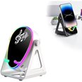 thumbnail image 1 of wonima11 5-in-1 Wireless Induction Bluetooth Speaker with Adjustable Phone Stand, 2026 New Rechargeable Speaker, Multifunctional Stereo Sound Speakers for Men Women (White), 1 of 1