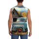 thumbnail image 4 of Balery Vintage Truck Farm Scene Camisetas sin mangas para hombre, absorbe la humedad y protege contra el mal olor.-Large, 4 of 7