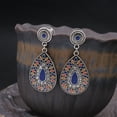 thumbnail image 2 of Qarigey 1 par de pendientes de araña, cuentas bohemias con diamantes de imitación, joyería exagerada colorida y elegante, accesorios de Ropa, zapatos y accesorios Miscelánea mil quinientos veintiuno, 2 of 6