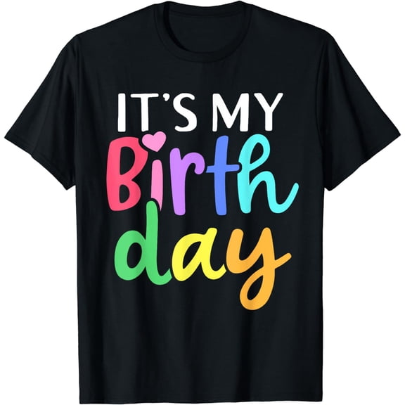 It's My Birthday Womens Girls Birthday Squad Party Theme T-Shirt