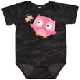 thumbnail image 3 of Inktastic Pink Owl and Butterfly Girls Baby Bodysuit, 3 of 5
