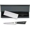 thumbnail image 4 of Mercer Culinary M13790 Premium Grade Super Steel, 5-Inch Utility Knife, G10 Handle, 4 of 8