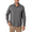 Grey, variant on Men's Knit Long Sleeve Button Down Sport Shirt, Grey, Size XL