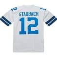 thumbnail image 3 of Men's Mitchell & Ness Roger Staubach White Dallas Cowboys 1975 Authentic Throwback Retired Player Jersey, 3 of 3